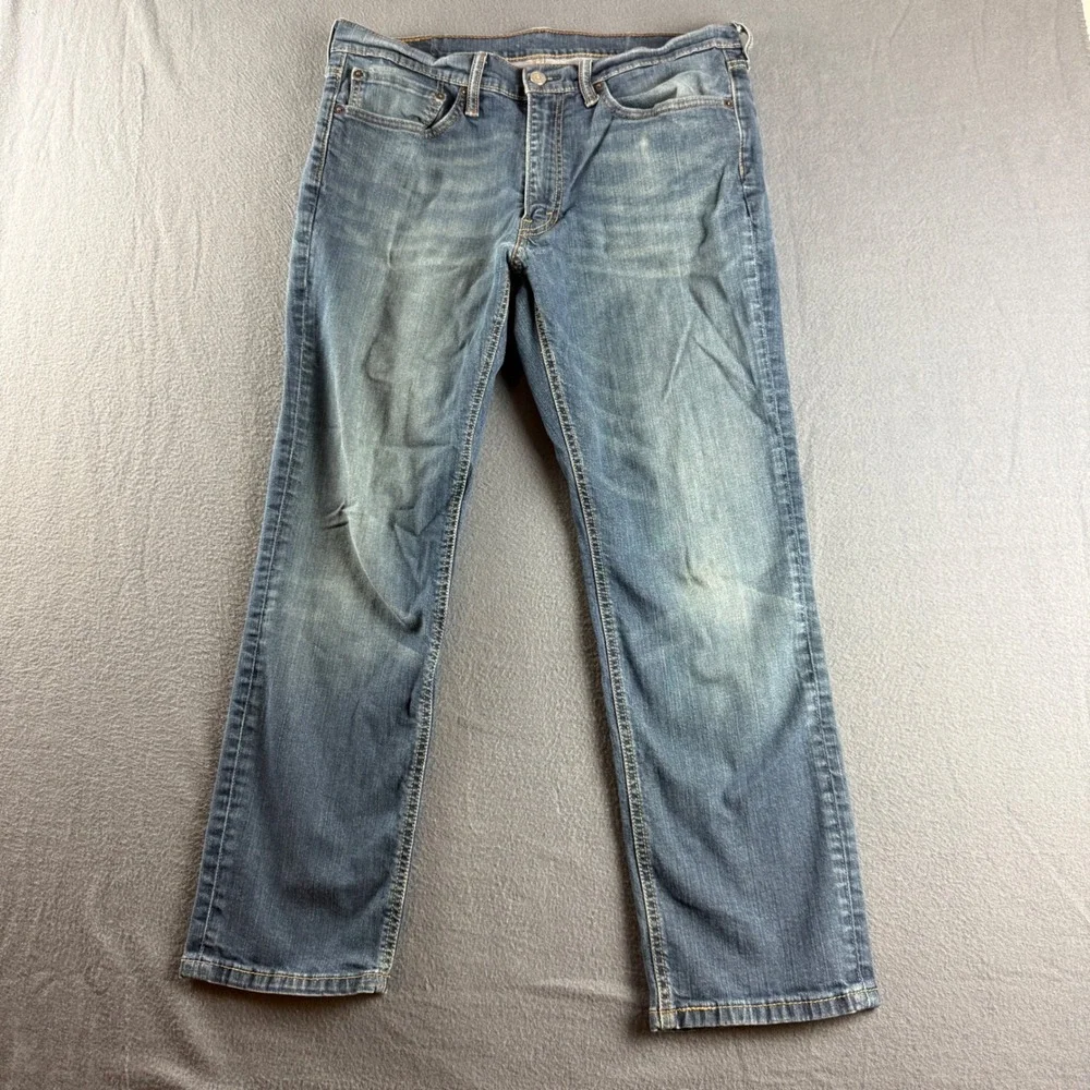 Levis 541 Jeans Men's 34x30 (Fits 36x29) Blue Athletic Taper Stretch Whiskered